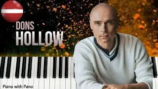 Dons - Hollow | Latvia 🇱🇻 | Piano Cover |  Eurovision 2024