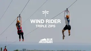 Blue Mountain Adventure Park: Wind Rider Triple Zips