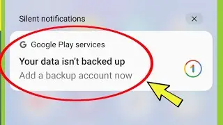 Google, проблема с отсутствием резервного копирования данных | Добавьте резервную учетную запись ...