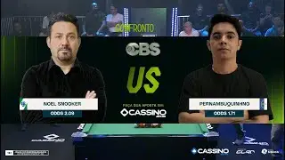NOEL vs PERNAMBUQUINHO - SNOOKER X SINUQUINHA - COPA BRASIL DE SINUQUINHA 1