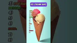 Do you EAT too much ICE CREAM? #quiz #trivia #icecream