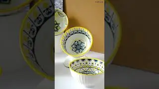 🎁 Femora Ceramic Bowl Set of 6 | Elegant Serving Bowls in Gift-Pack | Perfect for Gifting! 🍲✨