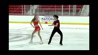 Michelle Deych & Ryan Hu RD Lake Placid Ice Dance International 2025