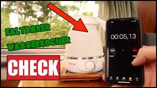 ✅ Camping Faltbarer Wasserkocher Gohyo f&uuml;r Camper im Test