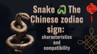 Snake 🐍 the chinese zodiac sign🪧🌒: characteristics and compatibility