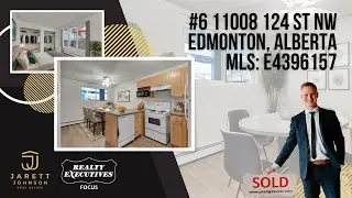 Downtown Condo Opportunity | 6 11008 124 St NW | Edmonton Alberta | Jarett Johnson Real Estate