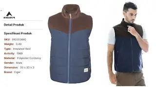 ROMPI EIGER SINIESTRO VEST 1989 || 910003660 || EIGER VEST AUTHENTIC