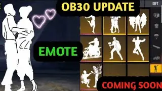 🔥ob30 update in free fire|ob 30 update in free fire kab aayega|free fire emote dance with song💥