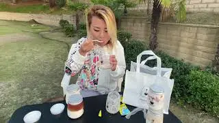 Kokonut Dessert Pudding Mukbang #RainaisCrazy