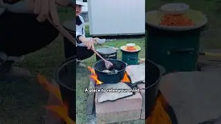 A place to relax your mind #cooking #camping #food #outdoorcooking