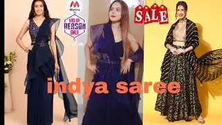 Myntra Ready to wear Saree haul || Indya saree haul ||
