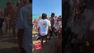 Spring Break Fight. Someone knocked out at Las Olas Beach , Fort lauderdale Beach 2025