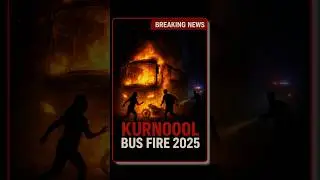 Kurnool Bus Fire 2025 | 20 Dead After Hyderabad&ndash;Bengaluru Sleeper Bus Tragedy #bus #fire #accident