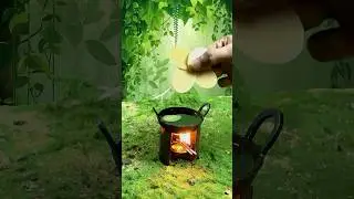 😮Miniature-&ldquo;No Kitchen, No Problem! Jungle Cooking Challenge 🍳🔥&rdquo;#miniature #viral