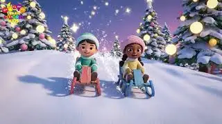 Jingle Little Snowflake 🎅🎄🌈 Learn, Sing and Smile with Us | Nursery Rhymes