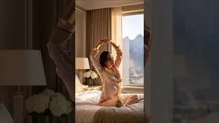 Emiley Quiet Luxury Morning Walk | Rich & Rare #cat  walk #morning #coffee  #aiinfluencer