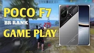 POCO F7  📱 GAMING TEST ⚔️ FREE FIRE SQUAD GAME PLAY 🔥