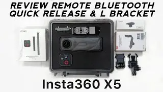 REVIEW REMOTE BLUETOOTH AMAGISN DAN BRACKET MOUNTING UNTUK KAMERA INSTA360 X5 #insta360 #insta360x5 