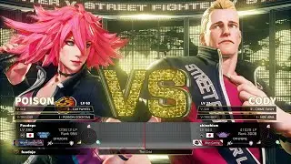 SFV Champion Edition🔥 Fuudo (Poison) vs Momochi (Cody) 🔥 SFVLeague: Pro-JP 2022 - EP4 -DAY2