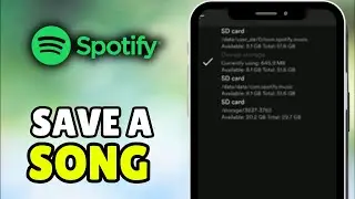 How to Save Spotify Songs to SD Card - Full Tutorial (iPhone/Android)