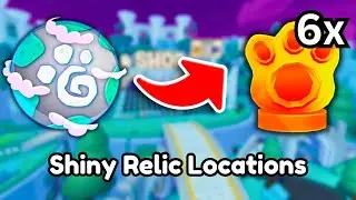 *FIRST* 6 Shiny Relic Locations in Fantasy World 🌏! (Pet Simulator 99)