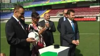 Bakının 8-ci Kilometr qəsəbəsində yeni stadion istifadəyə verilmişdir