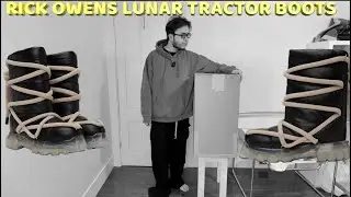 + Ботинки Rick Owens Lunar Tractor Jumbo Laces | Распаковка + TAN MAKASY
