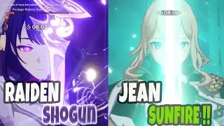Raiden Shogun Sunfire ft Jean is INSANE !! Spiral Abyss 3.2