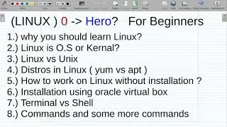 Linux ( 0 to Hero ) PART-1 | Before We Start