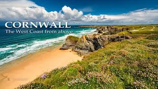 FLYING OVER CORNWALL - The West Coast from above 4K