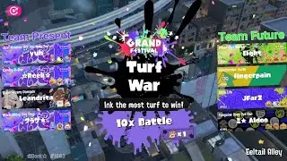 Splatoon 3 - Grand Festival - Open 10x Battle - Eeltail Alley - Team Present vs. Team Future