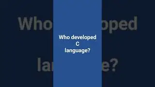 Who developed C Lang?