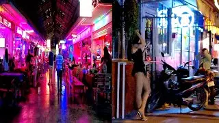 【2025年12月チェンマイ ロイクロー通り バービア ウォーキングストリート】Chiang Mai Happy Ending Massage Bar nightlife カラオケ ゴーゴーバーKTV