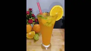 Orange Mojito#recipe#refreshing#shortsvideo#viral#trending#youtubeshorts#youtube#subscribe