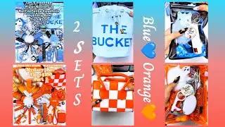 Blue🐬Orange🍊Bigg 80 scoop order packing| Satisfying ASMR| Selfdefense & Cutebag| Enjoy💋