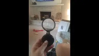 Othmro 1Pcs 10X Handheld Magnifier Lens, Diameter 0.98inch Magnifying Glass, Black Round Magn Review