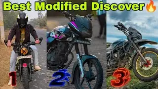 BAJAJ Discover Modified Into Caferacer 🔥 #bajajdiscover #modified #caferacer