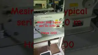 Mesin jahit typical seri GC 6150 m #mesinjahitmurah #sewing #sewingmachine