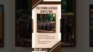Perfect Buffalo Leather Bags #saddleleathergoods