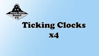 Ticking Clock Sound FX - no copyright - royalty free