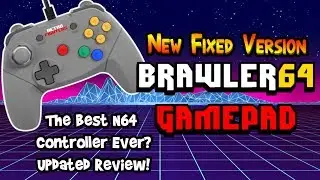 The Best N64 Controller!? Brawler 64 Fixed Version Review & Tear Down!