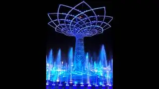EXPO 2015 Milano - Tree of Life night show - Part 1 (HD)