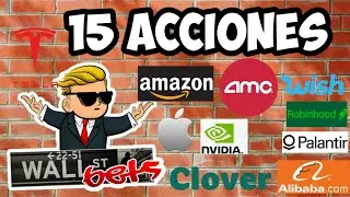 Las 15 Mejores Acciones AHORA seg&uacute;n WallStreetBets de Reddit| Acciones a Comprar!!