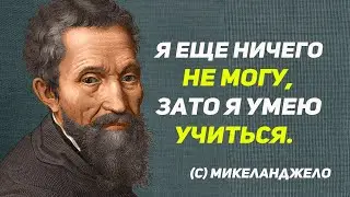 Мудрость Микеланджело Буонаротти. Необычные Цитаты гения эпохи Возрождения