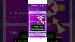 XMomentum Tutorial: Create Account & Deposit or Stake MATIC Polygon