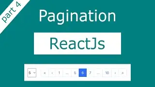 Table component for pagination, React pagination part 4