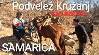 Priprema drva sa konjima