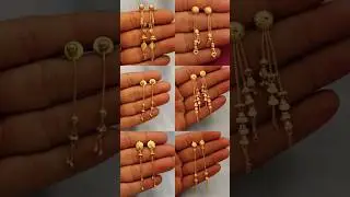 ✨ sui dhaga earrings design 2024 #fashion #jewellery #shorts #suidhaga