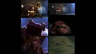 Star Wars Return of the Jedi 6 different versions (Jabba's palace full sequence)