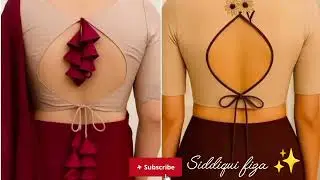 #simple model Blause back nack design 😍🔥👌#womensnewcollection #stitchingideas #siddiquefiza-f8n